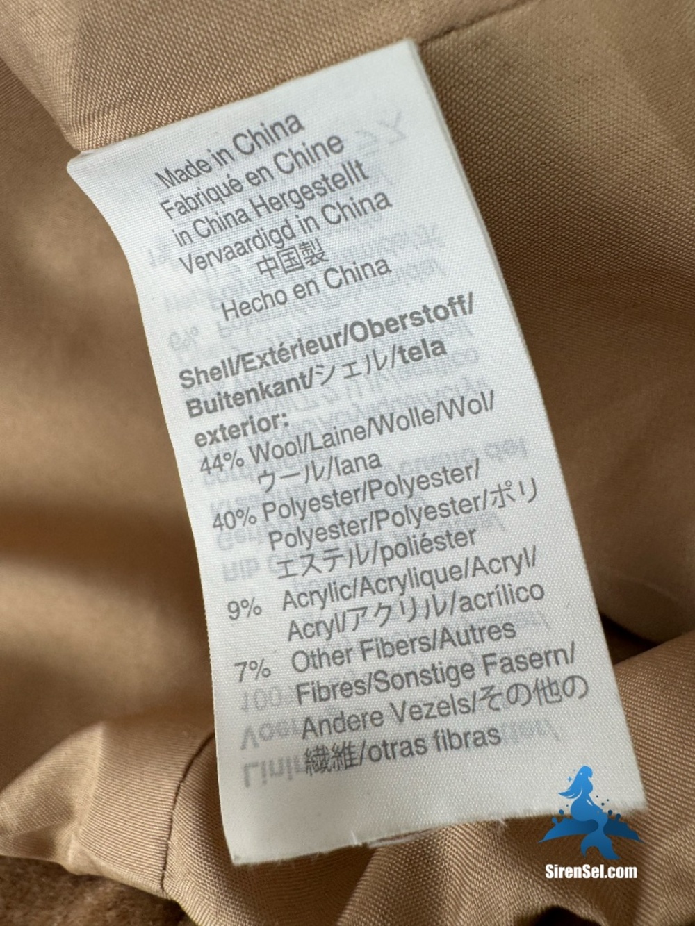 1329 J.Crew Cocoon Coat in Italian Stadium-Cloth Wool Blend – 2P – Camel - Picture 15 of 16